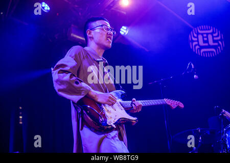 Biddinghuizen, Netherlands 16th august 2019  Hyukoh performs live at Lowlands Festival 2019 © Roberto Finizio/ Alamy Stock Photo