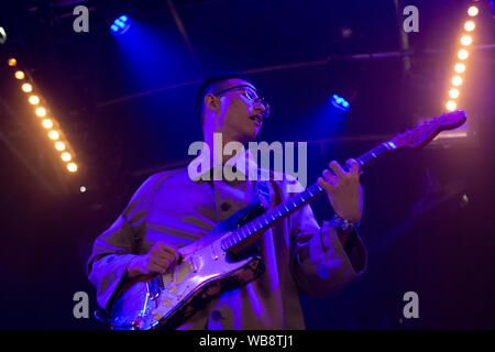 Biddinghuizen, Netherlands 16th august 2019  Hyukoh performs live at Lowlands Festival 2019 © Roberto Finizio/ Alamy Stock Photo