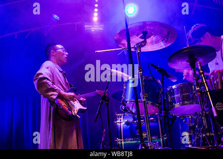 Biddinghuizen, Netherlands 16th august 2019  Hyukoh performs live at Lowlands Festival 2019 © Roberto Finizio/ Alamy Stock Photo