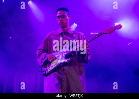 Biddinghuizen, Netherlands 16th august 2019  Hyukoh performs live at Lowlands Festival 2019 © Roberto Finizio/ Alamy Stock Photo