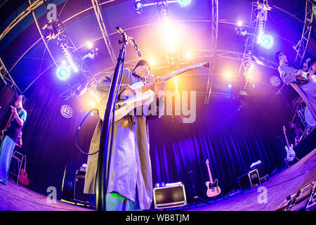 Biddinghuizen, Netherlands 16th august 2019  Hyukoh performs live at Lowlands Festival 2019 © Roberto Finizio/ Alamy Stock Photo