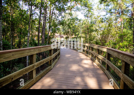 New Wooden Walk Bridges Stock Photo - Alamy