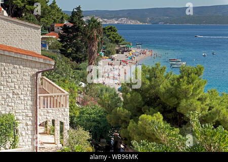 Stanici, beach, Dalmatia, Croatia Stock Photo