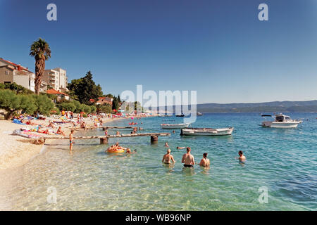 Stanici, beach, Dalmatia, Croatia Stock Photo