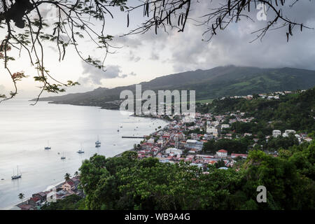 Saint Pierre on the island of Martinique. Stock Photo