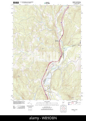 USGS Topo Map Vermont VT Barre West 337304 1978 24000 Restoration Stock ...