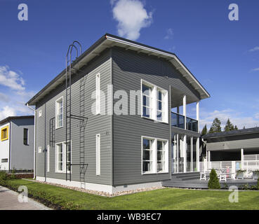 House 15 at exhibition Asuntomessut 2012 in Tampere. Finland Stock Photo