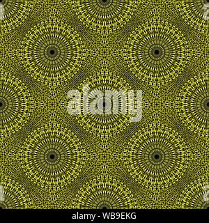 Mosaic mandala pattern background - floral elegant seamless oriental bohemian vector art graphic design Stock Vector