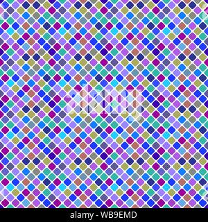 Multicolor diagonal square pattern background design - repeating abstract vector graphic Stock Vector