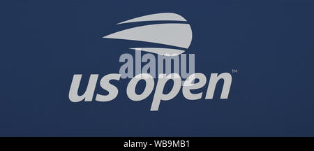 New York, USA. 25th Aug, 2019. Flushing Meadows New York US Open Tennis 25/08/2019 US Open Tennis Logo Credit: Roger Parker/Alamy Live News Stock Photo