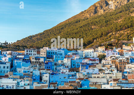 Chefchaouen blue city in Morocco Stock Photo