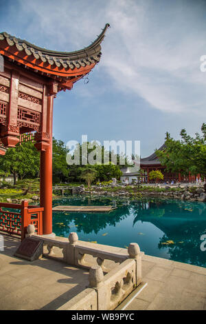 Botanical Gardens views in Montreal in Canada Stock Photo