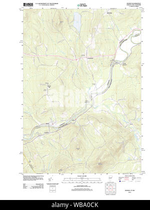 USGS Topo Map Vermont VT Waitsfield 337689 1970 24000 Restoration Stock ...