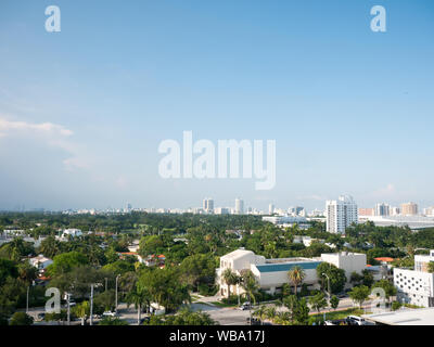 Cityscape of Miami beach Stock Photo