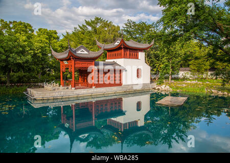 Botanical Gardens views in Montreal in Canada Stock Photo