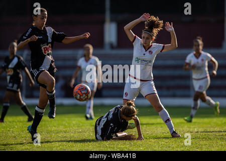 SÃO PAULO, SP - 25.08.2019: JUVENTUS X PONTE PRETA FUTEBOL FEMININO -  Paulista Women's Cionshonship - Juventus wins Ponte Preta 1-0 on Sunday  afternoon, 25 August. The was scored by Renata, one