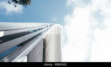 Low angle shot of the Walkie Talkie building in London, England Stock Photo
