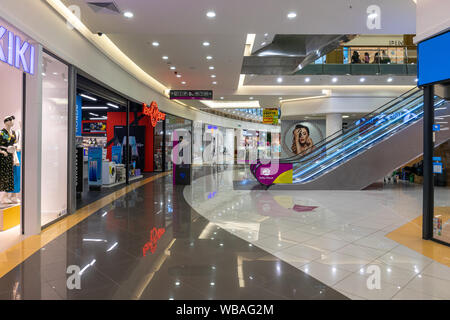 VARNA, BULGARIA - JUNE 26, 2019: The interior of the shopping and entertainment center 'Delta Planet'. Stock Photo