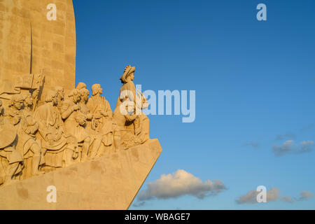 Lisbon Portugal at Monument of the Discoveries Stock Photo