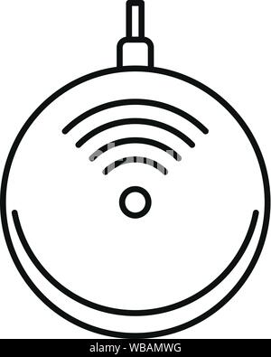 Super wireless charger icon. Outline super wireless charger vector icon for web design isolated on white background Stock Vector