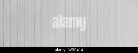 Panoramic of a white wall made of exposed concrete Stock Photo