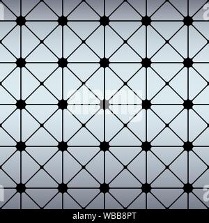 Seamless futuristic geometric cyberpunk pattern. Stock Vector