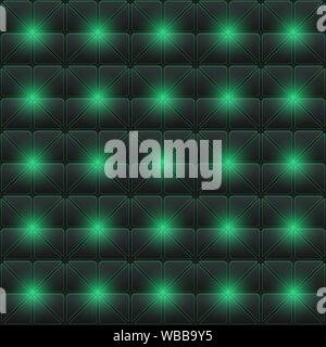 Seamless futuristic geometric cyberpunk pattern. Stock Vector