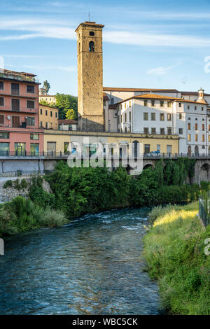 Castelnuovo di Garfagnana, Lucca, Tuscany, Italy, historic town Stock Photo