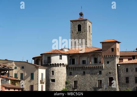 Castelnuovo di Garfagnana, Lucca, Tuscany, Italy, historic town Stock Photo