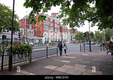 The Scarisbrick Hotel on Lord Street Southport Stock Photo