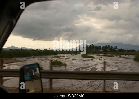 Flooded planes after torrential downpour (Tanzania, East Africa) Stock Photo