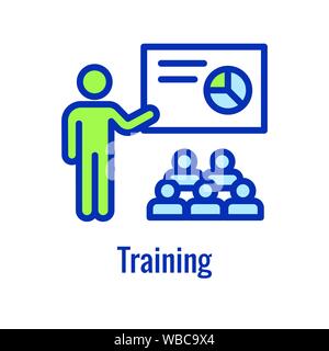 Hiring Process icon that shows an aspect of being a new hire Stock Vector