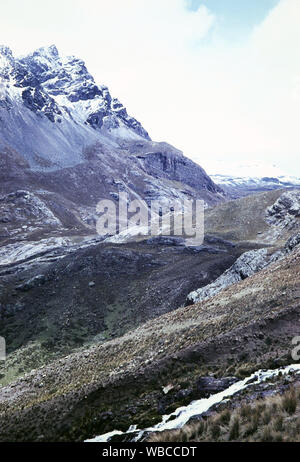 In der Kordillere in Peru, 1960er Jahre. At the Cordilleres in Peru, 1960s. Stock Photo