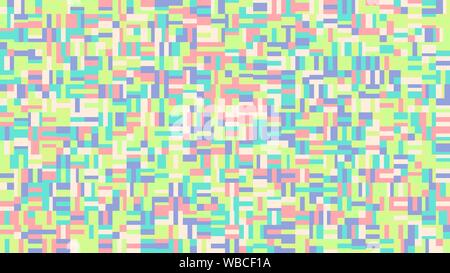 Random chaotic abstract geometric pattern website background - polygonal colorful vector design with rectangles Stock Vector
