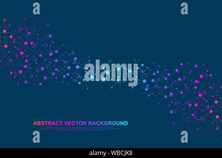 Vector illustration of a Double Helix DNA Strand Stock Vector Image ...
