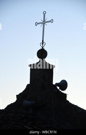 Pentidattilo Reggio Calabria Italy - Church of Saints Peter and Paul Credit Giuseppe Andidero Stock Photo