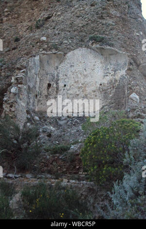 Pentidattilo Reggio Calabria Italy - ruin of the castle Credit Giuseppe Andidero Stock Photo