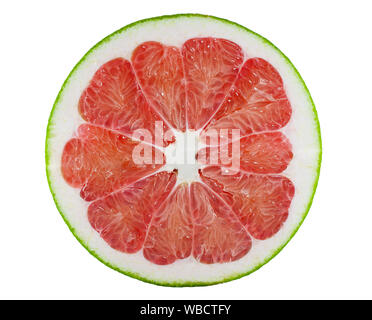Pomelo or grapefruit isolated on white background Stock Photo