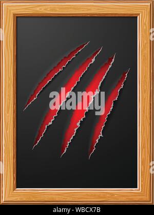 Scratch Claws of Animal Stock Vector