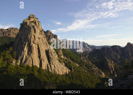 GR20 near Bocca di Monte Bracciutu, France, Corsica, GR20 Stock Photo