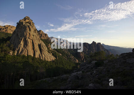 GR20 near Bocca di Monte Bracciutu, France, Corsica, GR20 Stock Photo