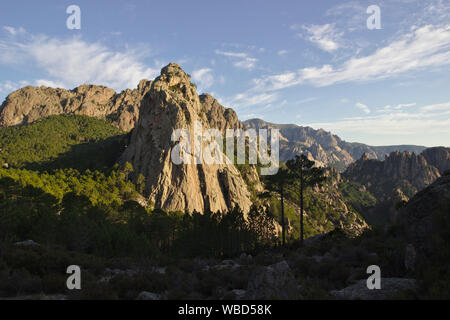 GR20 near Bocca di Monte Bracciutu, France, Corsica, GR20 Stock Photo
