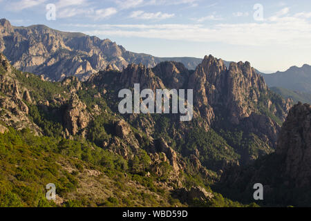 GR20 near Bocca di Monte Bracciutu, France, Corsica, GR20 Stock Photo