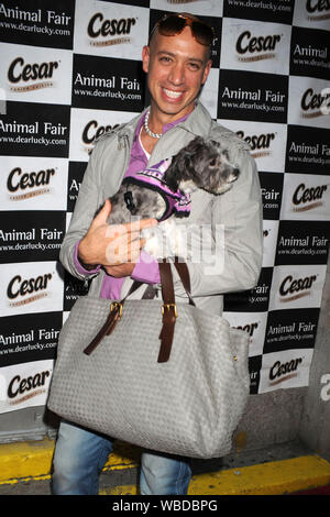 NEW YORK - JULY 15: Animal Fair Magazine's 9th annual 'Paws for Style' at Arena on July 15, 2008 in New York City.  (Photo By Storms Media Group)   People: Stock Photo