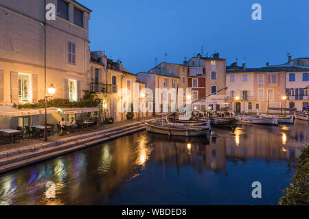 Canal de Caronte in Martigues, little venice,  Département Bouches-du-Rhône, france Stock Photo