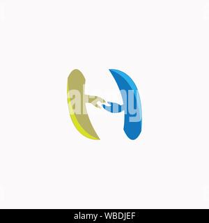 charity logo design template Stock Vector