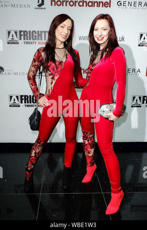 Cineworld Leicester Square, London, UK. 26 August 2019.  The Soska SIsters attends Rabid. . Picture by Julie Edwards./Alamy Live News Stock Photo