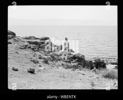 Galilee. Tiberias & Hattin Abstract/medium: G. Eric and Edith Matson Photograph Collection Stock Photo