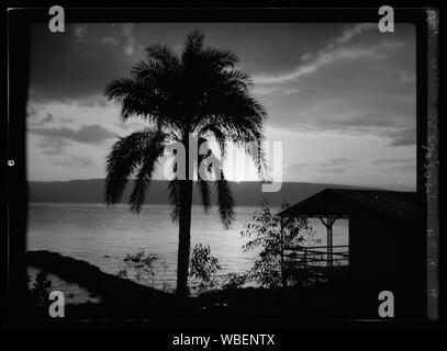 Galilee. Tiberias & Hattin Abstract/medium: G. Eric and Edith Matson Photograph Collection Stock Photo