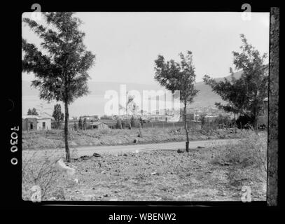 Galilee. Tiberias & Hattin Abstract/medium: G. Eric and Edith Matson Photograph Collection Stock Photo